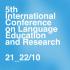 5th International Conference on Language Education and Research